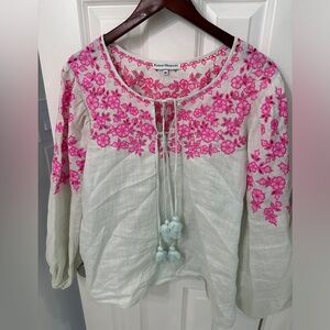 Karina Grimaldi Embroidered Top